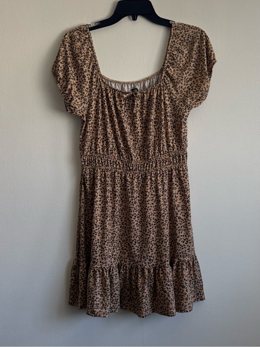 SO Leopard-Print Mini Dress